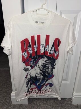 NFL Buffalo Bills Graphic Tee - White/Red/Blue